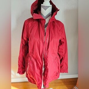 Lululemon Athletica Red Rain Jacket